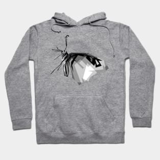 Butterfly grayscale Hoodie
